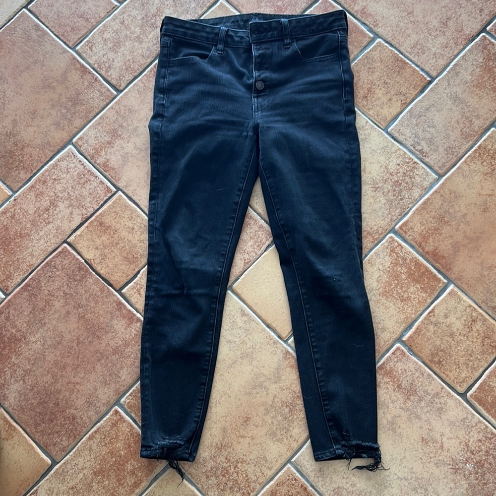 AE The Dream Jegging High Rise Crop. Size 8.